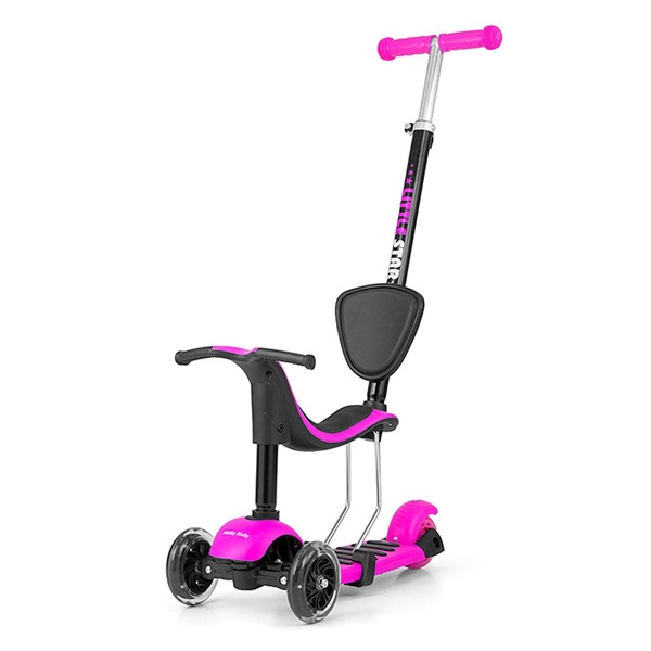 Baby scooter Milly Mally Little Star pink