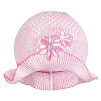 Knitted hat New Baby pink-pink, size 104 (3-4y)