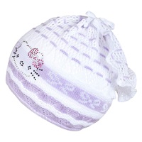 Knitted hat-scarf New Baby kitty purple, size 104 (3-4y)