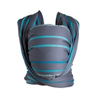 Womar baby carrier scarf Be Close turquoise-graphite