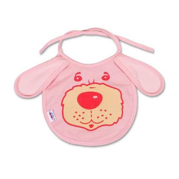 Baby bib New Baby pink