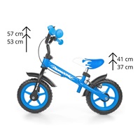 Kids bike Milly Mally Dragon with brake blue