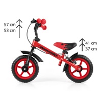 Kids bike Milly Mally Dragon with brake red