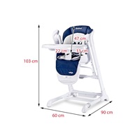 Caretero Indigo grey 2in1 highchair