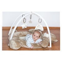 Luxury play blanket with melody PlayTo teddy bear