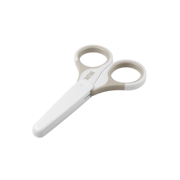 Baby Health Scissors with cover Nuk beige