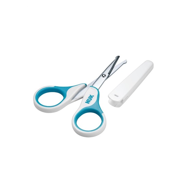 Baby Health Scissors with cover Nuk blue