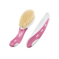 Hair brush and comb Nuk pink