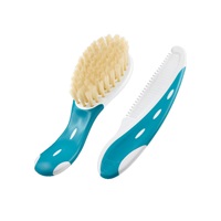 Hair brush and comb Nuk blue