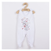 New Baby Elephant 4-piece set white and grey, size 56 (0-3m)