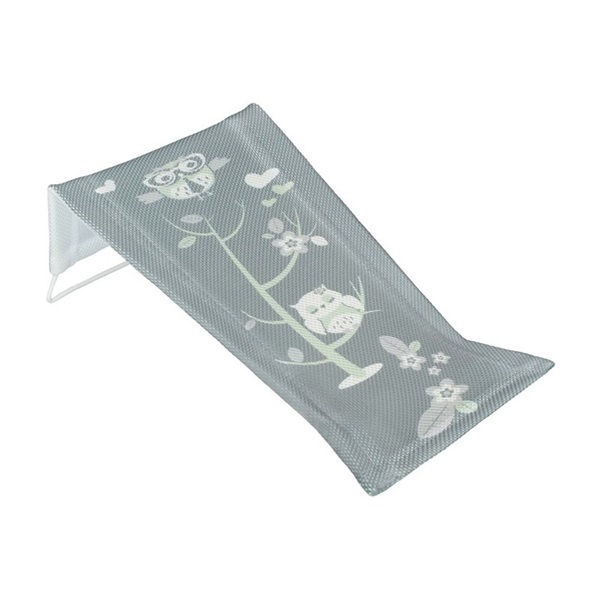 Fabric bathing lounger Owl grey