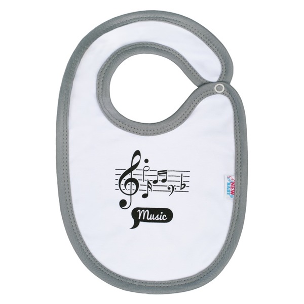 Baby Cotton Bib New Baby Music