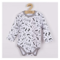 Baby long sleeve bodysuit New Baby Music, size 86 (12-18m)