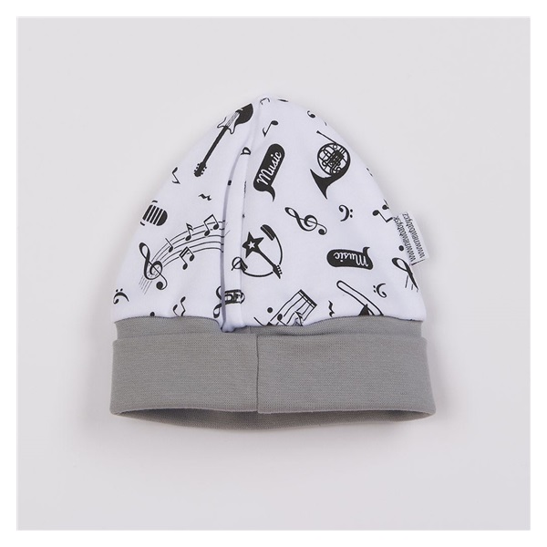 Baby Cotton Cap New Baby Music, size 56 (0-3m)