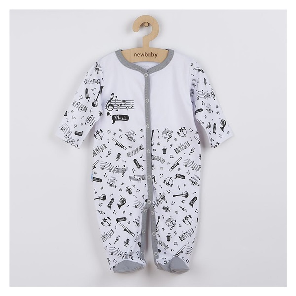 Baby cotton jumpsuit New Baby Music, size 62 (3-6m)