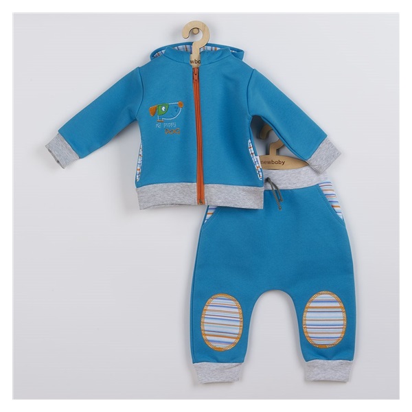 New Baby Puppik 2 2-piece set turquoise, size 62 (3-6m)