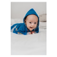 New Baby Puppik 2 2-piece set turquoise, size 80 (9-12m)