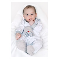 Luxury New Baby Honey Bear baby onesies with 3D application, size 62 (3-6m)