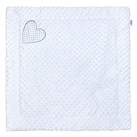 Luxury New Baby Minky Wrap White 73x73 cm