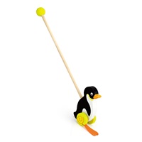 Wooden riding toy Viga penguin