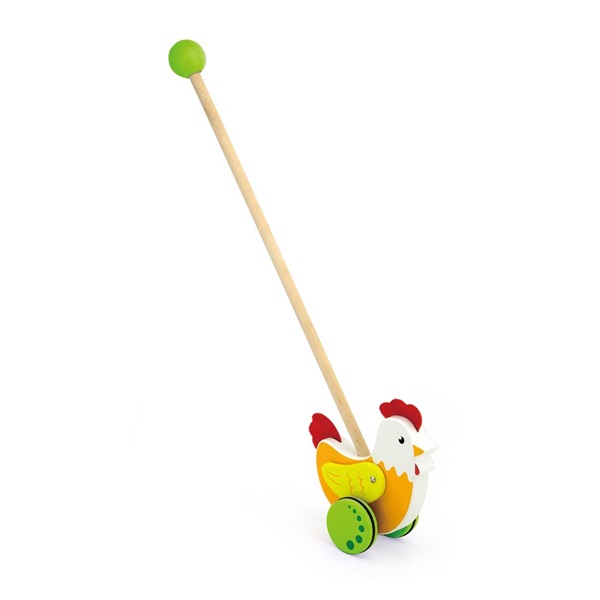 Wooden riding toy Viga hen