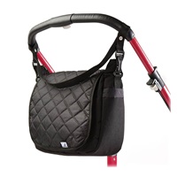 CARETERO quilted stroller bag black