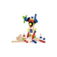 Wooden construction kit for children Viga 48 pieces