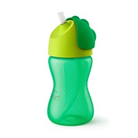 Magic cup with flexible straw Avent 300 ml green