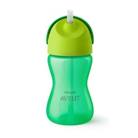 Magic cup with flexible straw Avent 300 ml green