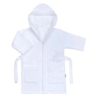 Baby Bathrobe New Baby Owls white, size 110 (4-5y)