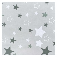 Luxury baby nest with blankets New Baby white and grey stars