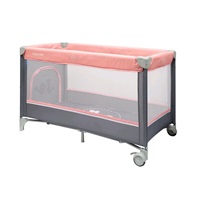 Baby Mix Travel Cot Sparrows beige