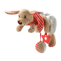 Spiral crib toy Baby Mix Dog red