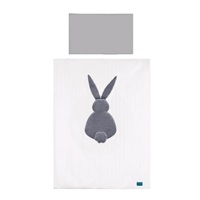 3-piece bedding Belisima Rabbit 100/135 white-grey