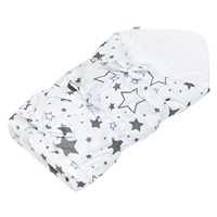 Classic lace-up wrap New Baby white stars grey