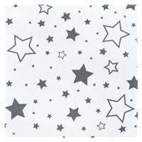 Classic lace-up wrap New Baby white stars grey