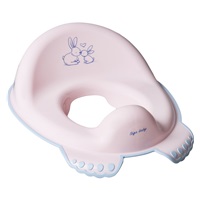 Children's non-slip toilet seat Rabbits pink