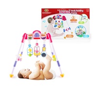 De Lux Baby Mix pink educational play trapeze