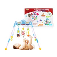 De Lux Baby Mix blue educational play trapeze