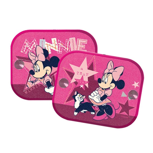 Car shades 2 pcs in a pack Minnie Mouse pink