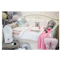 6-piece bedding Belisima Bear in love 100/135 pink