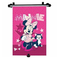 Minnie car sun blind dark pink