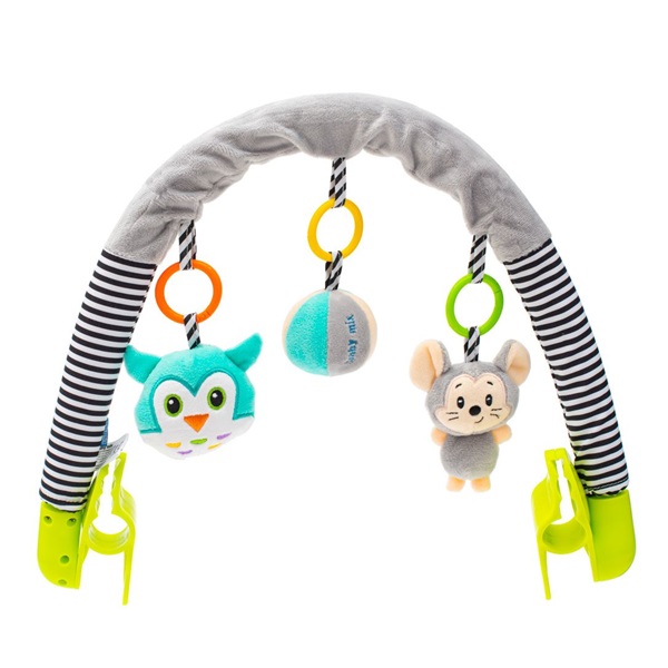 Baby Mix Mouse, Owl Stroller Toy