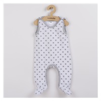 New Baby Classic II baby onesies grey with stars, size 50