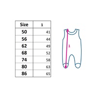 New Baby Classic II baby onesies grey, size 56 (0-3m)