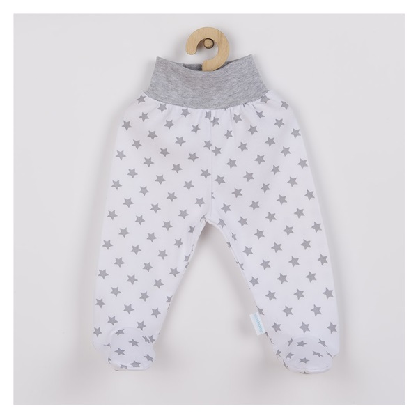 New Baby Classic II baby onesies grey with stars, size 50