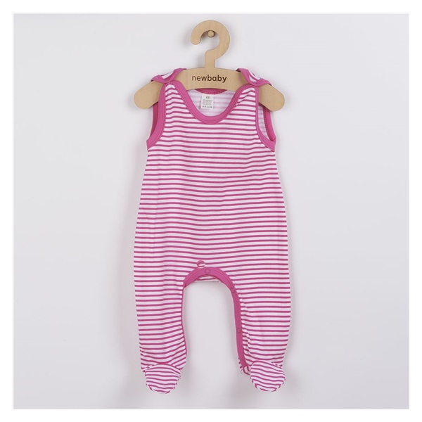 New Baby Classic II baby onesies with pink stripes, size 86 (12-18m)