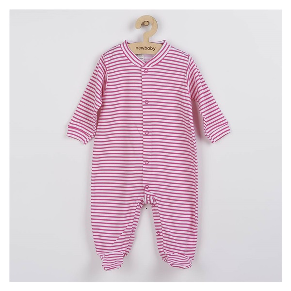 New Baby Classic II Infant Jumpsuit with Pink Stripes, size 68 (4-6m)