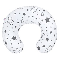 Nursing pillow New Baby stars grey