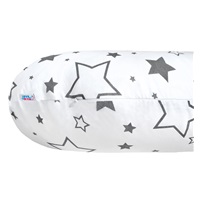 Nursing pillow New Baby stars grey